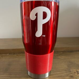 Phillies MLB Red Tumbler with Logo